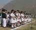 Students during prayer