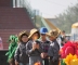 Students performing during the event