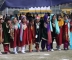Students performing during the event