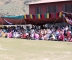Students performing during the event